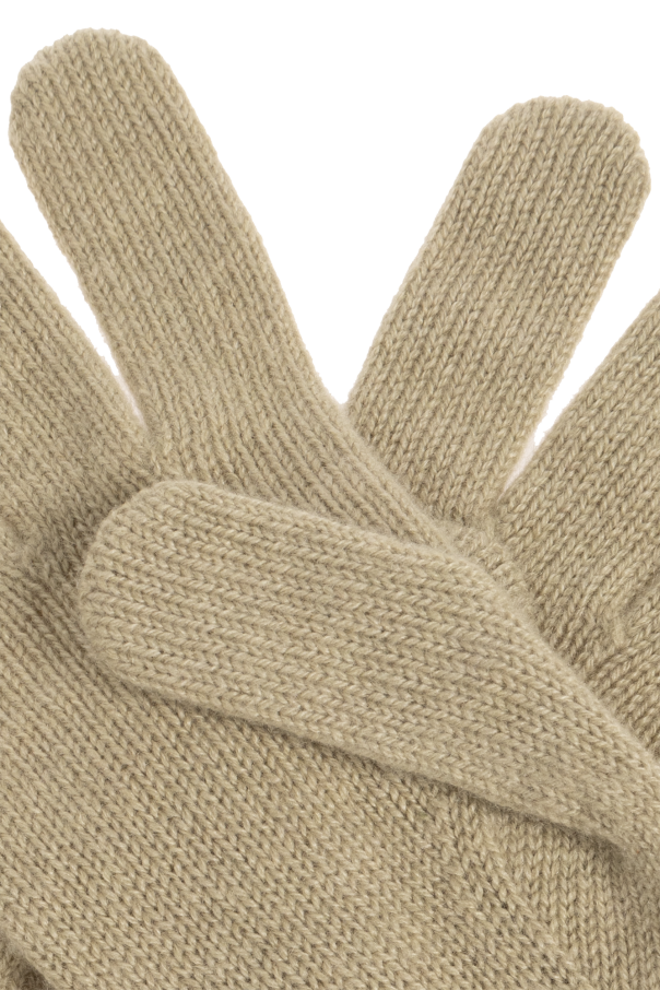 burberry Green Cashmere gloves